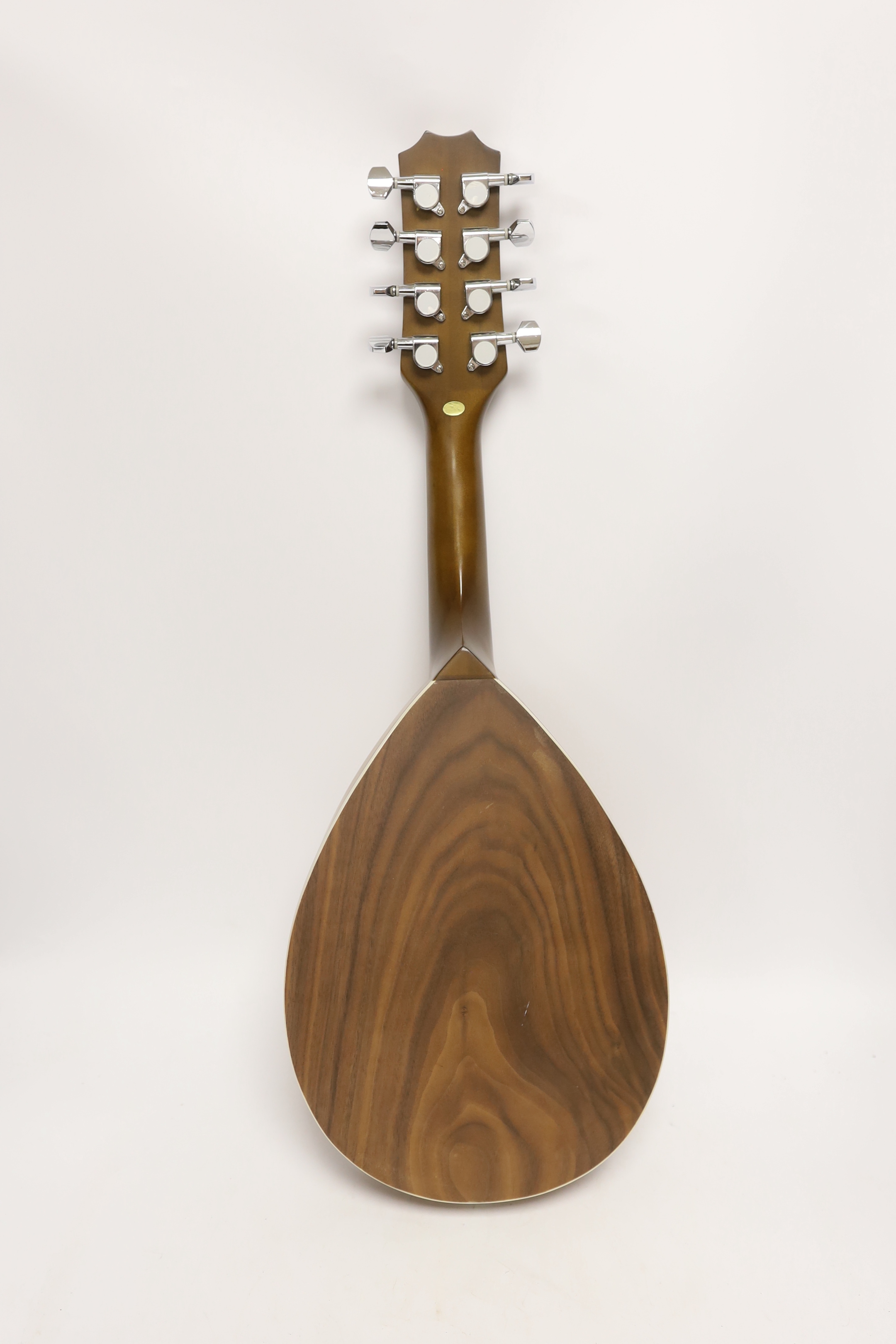 A Blue Moon tenor mandolin, overall length 63cm, in a soft canvas case